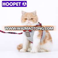 Cat soft harness leash set with bow tie British style