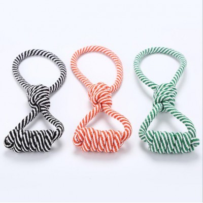 High quality cheap strong durable knot cotton pet dog chew rope toy